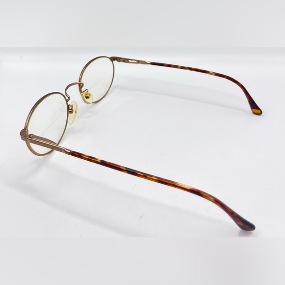 Vintage Fratelli Lozza Chester Tortoise Gold Oval Sunglasses Frames Only - Picture 5 of 8